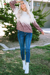Tie Dye Gradient Pullover Sweatshirt Sweatshirts & Hoodies JT's Designer Fashion