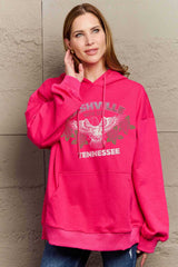 Simply Love Full Size NASHVILLE TENNESSEE Graphic Hoodie Graphic Sweatshirts JT's Designer Fashion