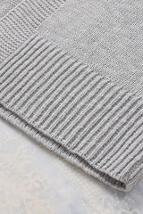 Gray Basic Vest Cardigan Sweater Sweaters & Cardigans JT's Designer Fashion