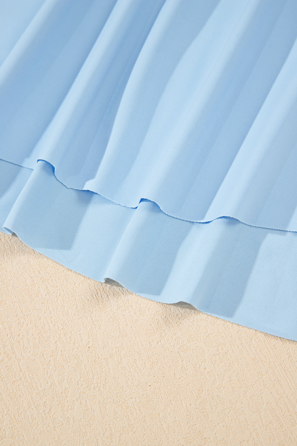 Sky Blue Drawstring High Waist Lined Tennis Skorts Skirts & Petticoat JT's Designer Fashion
