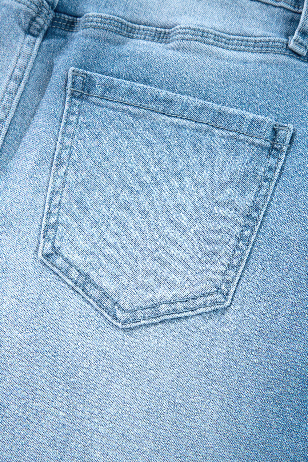 Myosotis High Rise Shift Slit Leg Straight Jeans Jeans JT's Designer Fashion