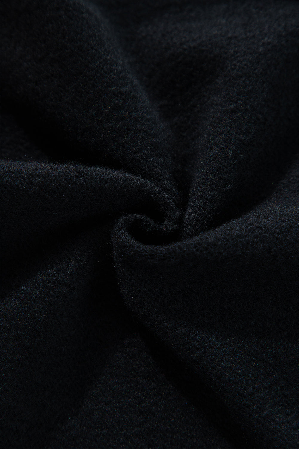Black Solid Color Fleece Lined Drawstring Waist Casual Pants Pants & Culotte JT's Designer Fashion