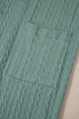 Canton Textured Knit Side Pockets Open Front Cardigan Cardigans JT's Designer Fashion