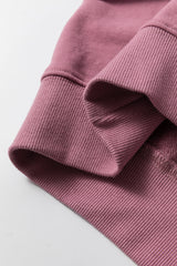 Valerian Plain Drop Shoulder Crewneck Pullover Sweatshirt Sweatshirts & Hoodies JT's Designer Fashion