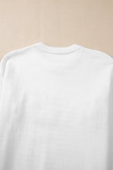 White Thankful Ivory Embroidered Sweater Sweaters JT's Designer Fashion