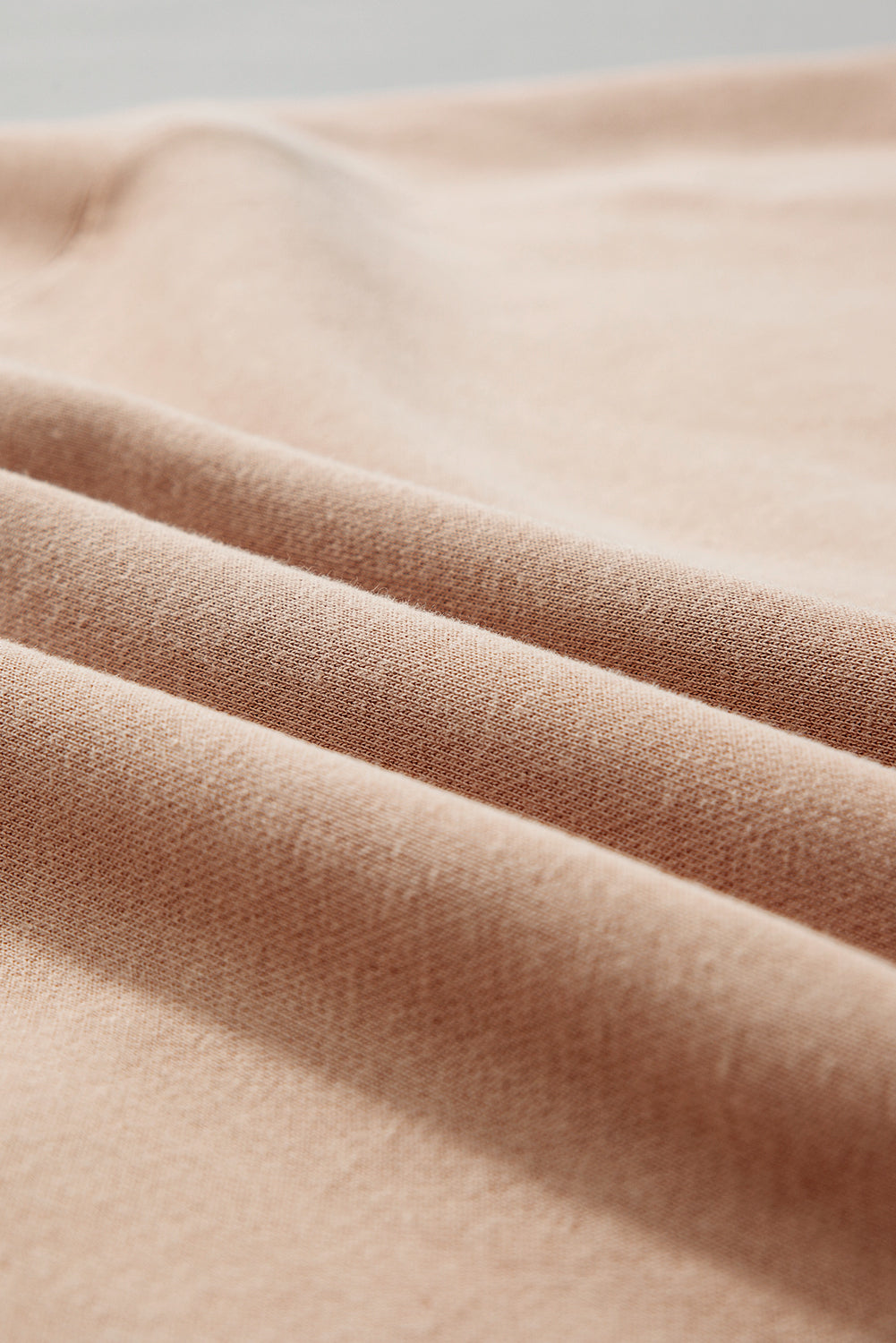 Light French Beige Drawstring Turtleneck Dolman Sleeve Sweatshirt Sweatshirts & Hoodies JT's Designer Fashion