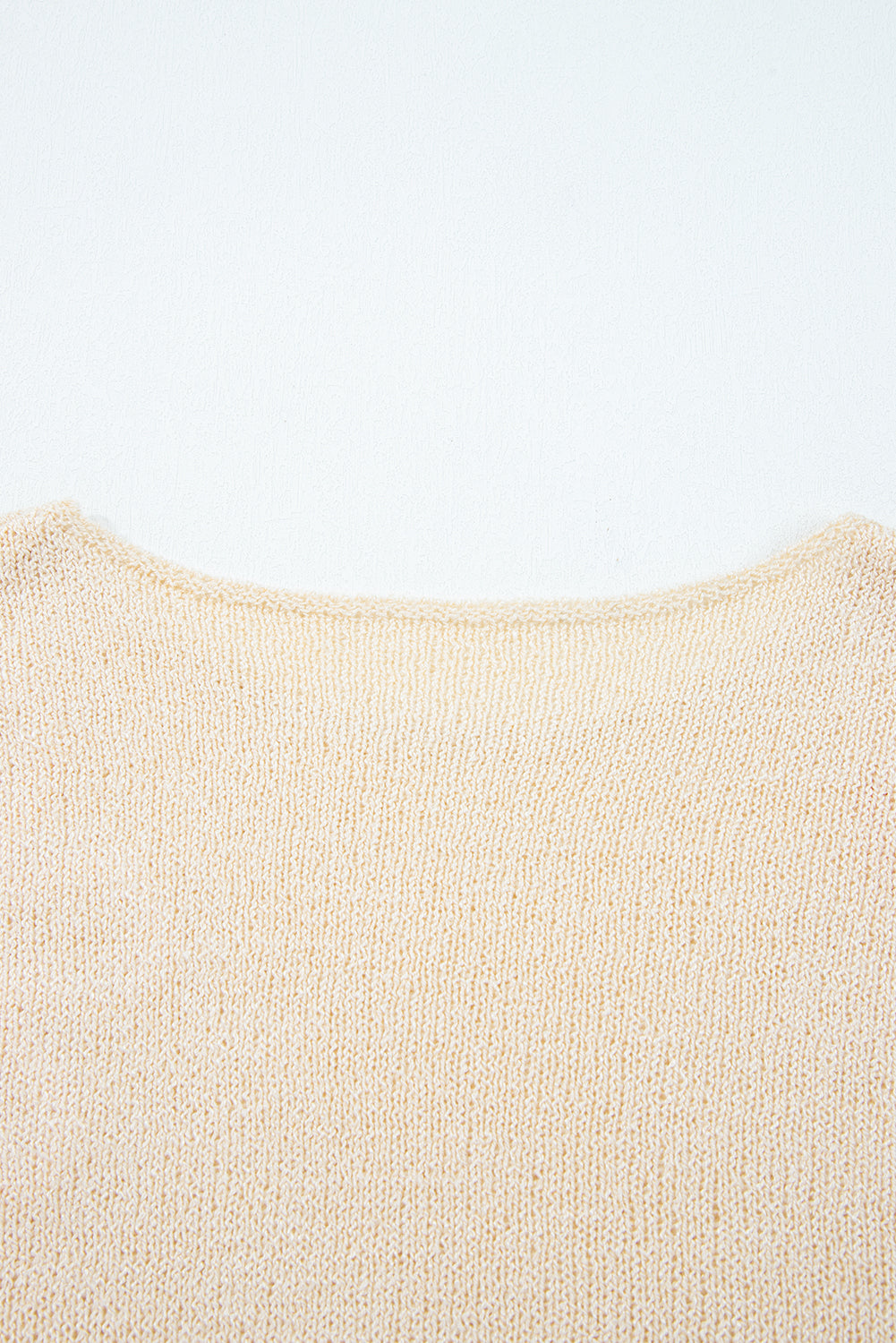 Jet Stream Contrast Flower Detail Colorblock Cuffed Loose Sweater Sweaters JT's Designer Fashion