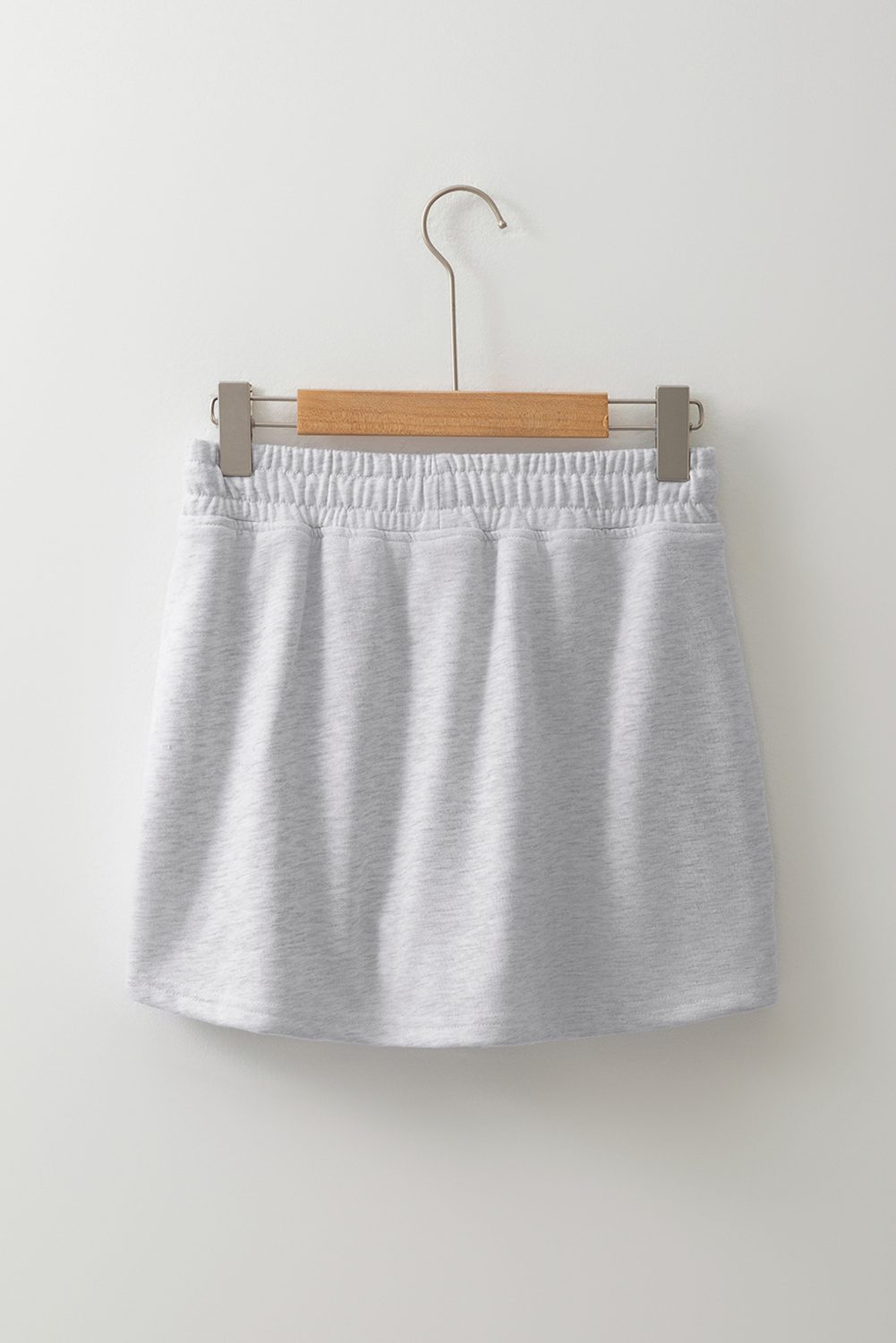 Light Grey American Flag Patched Lace-up High Waist Skort Graphic Pants JT's Designer Fashion