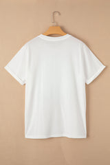 White American Flag Pattern Bowknot Graphic Tee Graphic Tees JT's Designer Fashion