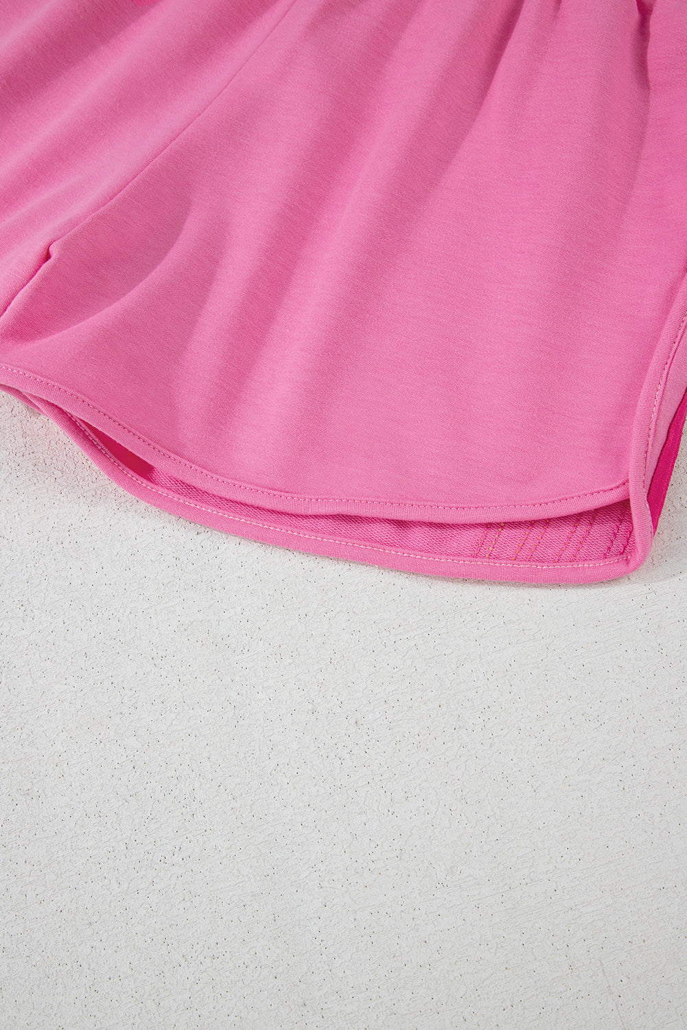 Bonbon Color Block Stripes Elastic High Waist Active Shorts Casual Shorts JT's Designer Fashion