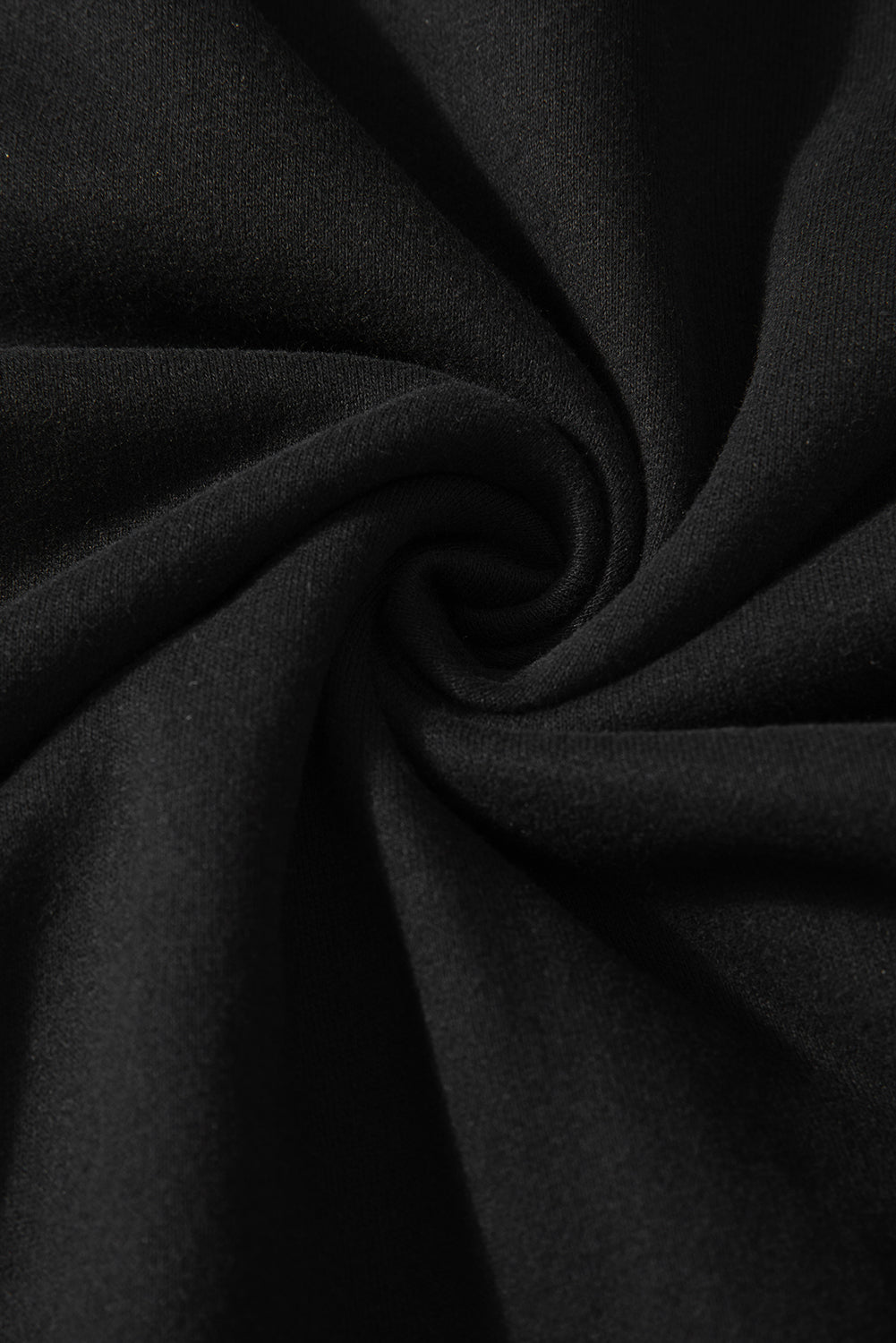 Black Fleece Lined Kangaroo Pocket Drawstring Chunky Hoodie Sweatshirts & Hoodies JT's Designer Fashion