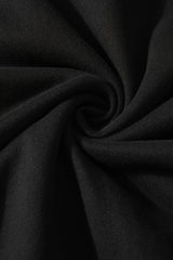 Black Fleece Lined Kangaroo Pocket Drawstring Chunky Hoodie Sweatshirts & Hoodies JT's Designer Fashion