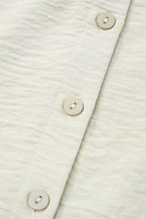 Beige Pure Color Patch Pocket Shirt Blouses & Shirts JT's Designer Fashion
