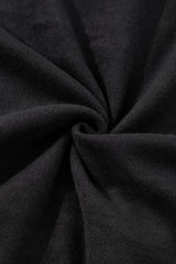 Black Fleece Lined Kangaroo Pocket Drawstring Chunky Hoodie Sweatshirts & Hoodies JT's Designer Fashion