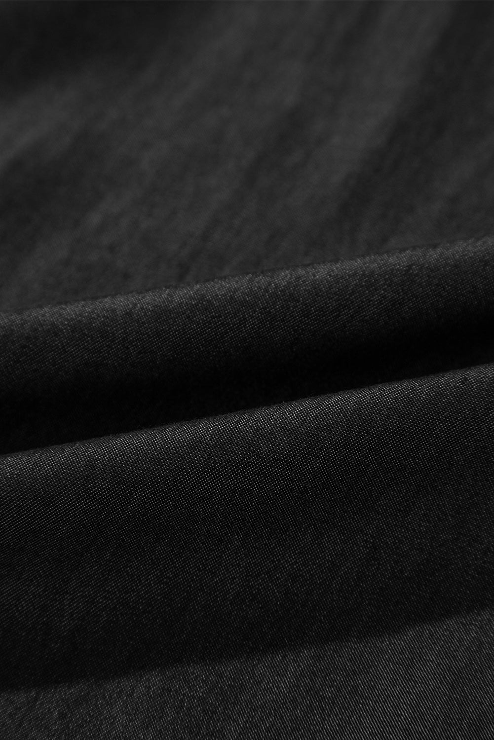 Black Side Pockets Frilled Smocked High Waist Wide Leg Jeans Jeans JT's Designer Fashion