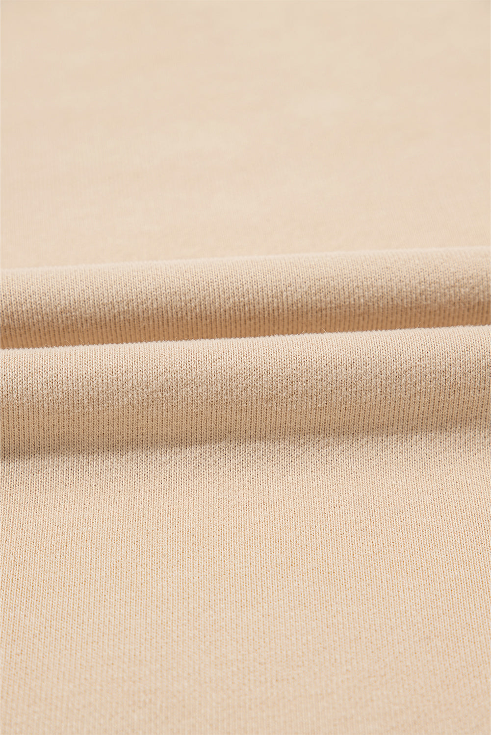 Parchment Solid Kangaroo Pocket Half Zipper Oversized Hoodie Sweatshirts & Hoodies JT's Designer Fashion