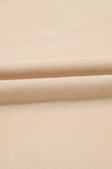 Parchment Solid Kangaroo Pocket Half Zipper Oversized Hoodie Sweatshirts & Hoodies JT's Designer Fashion