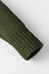 Moss Green Western Fashion Abstract Printed Cardigan Sweater Cardigans JT's Designer Fashion