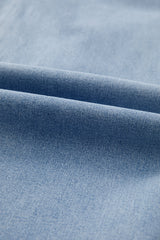 Beau Blue Bowknot Decor Boyfriend Cargo Jeans Jeans JT's Designer Fashion