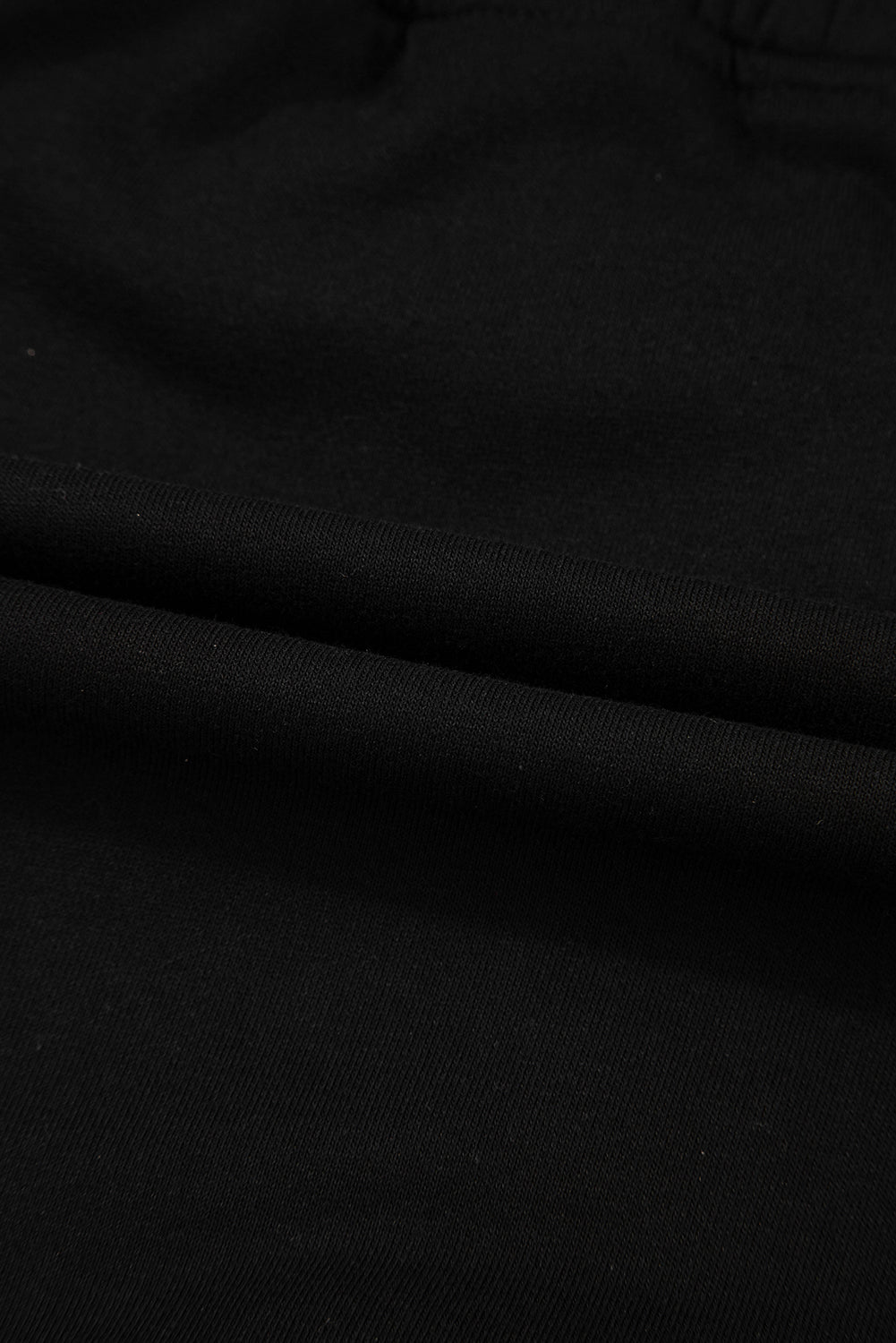 Black French Terry Drawstring Mini Skort with Pockets Skirts & Petticoat JT's Designer Fashion