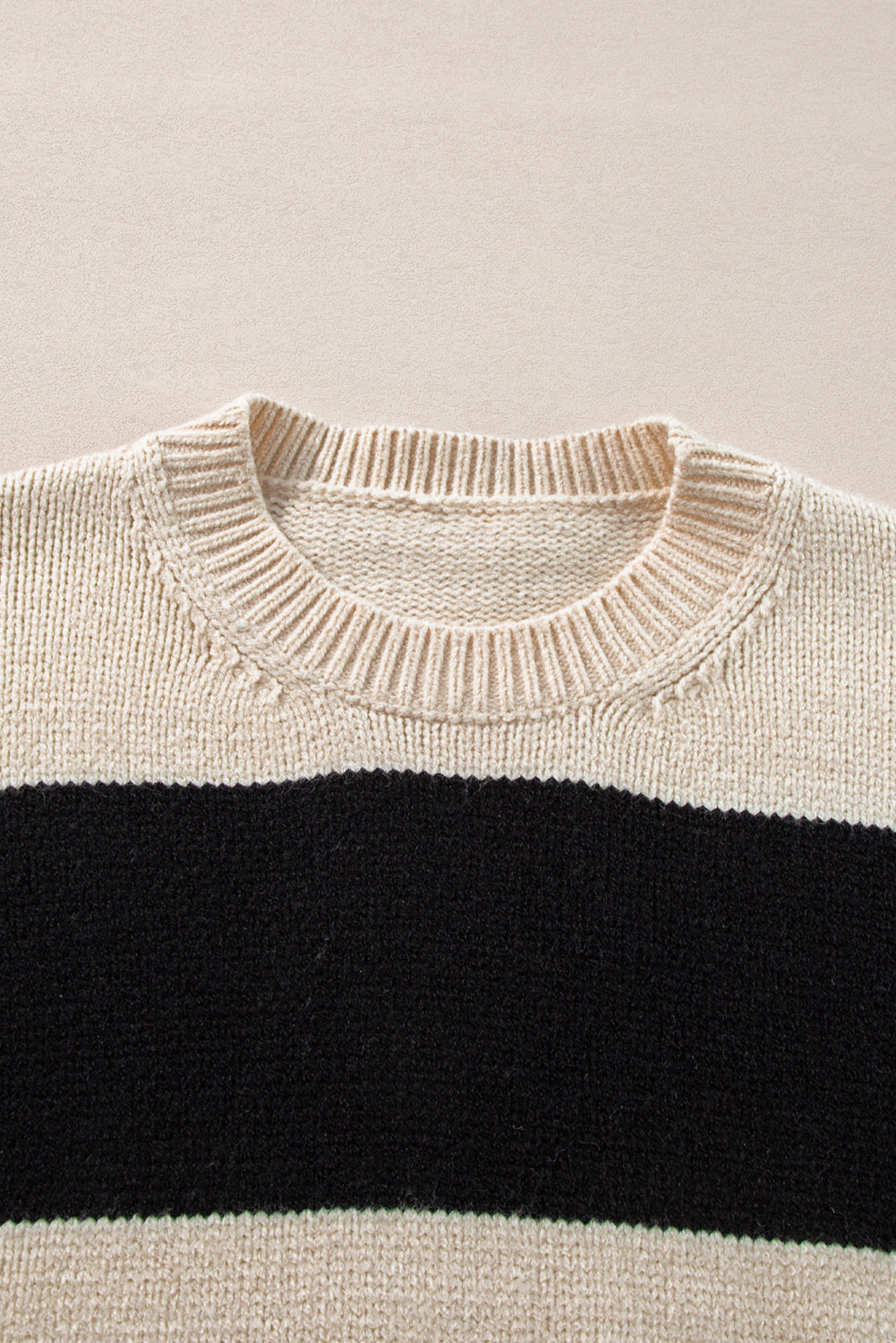 Jet Stream Colorblock Loose Pullover Sweater Sweaters JT's Designer Fashion