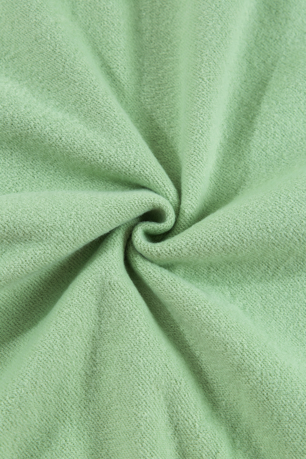 Smoke Green Solid Fleece Lined Drop Shoulder Terry Sweatshirt Sweatshirts & Hoodies JT's Designer Fashion