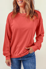 Plain Crew Neck Pullover Sweatshirt Sweatshirts & Hoodies JT's Designer Fashion