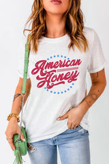 White American Honey Graphic Tee Graphic Tees JT's Designer Fashion