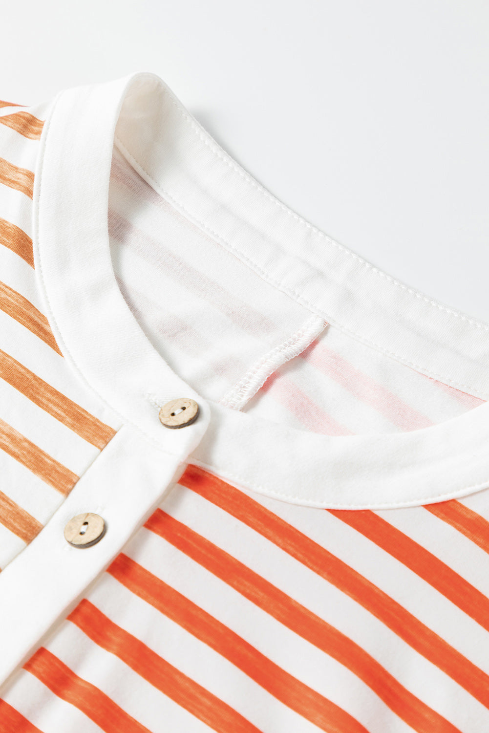 Orange Stripe Oversized Buttoned Front Sleeveless Wide Leg Jumpsuit Jumpsuits & Rompers JT's Designer Fashion