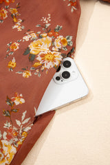 Red Floral Puff Sleeve Square Neck Knot Open Back Mini Dress Mini Dresses JT's Designer Fashion