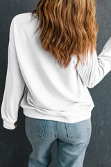 Beige FLANNELS PUMPKINS BONFIRES Graphic Drop Shoulder Sweatshirt Graphic Sweatshirts JT's Designer Fashion