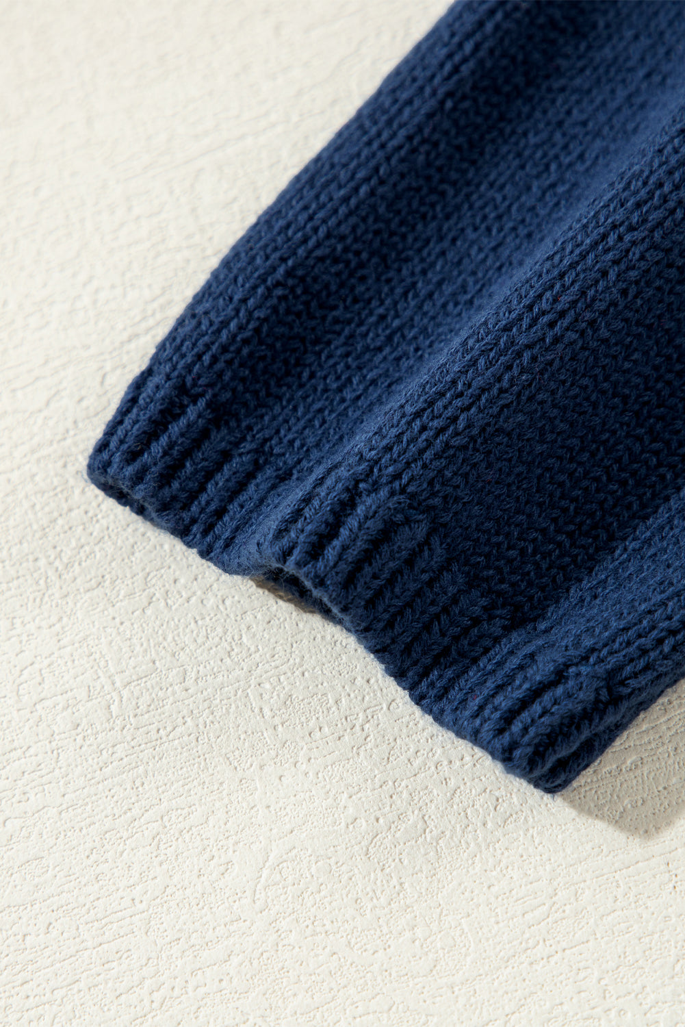 Sail Blue Star Pattern Drop Shoulder Knitted Sweater Sweaters JT's Designer Fashion