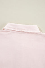 Delicacy Two-tone Color Exposed Seam Corduroy Shacket Jackets JT's Designer Fashion