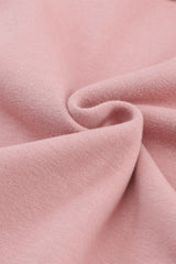 Pink Flap Pocket Drawstring Hood Zip Up Jacket Jackets JT's Designer Fashion