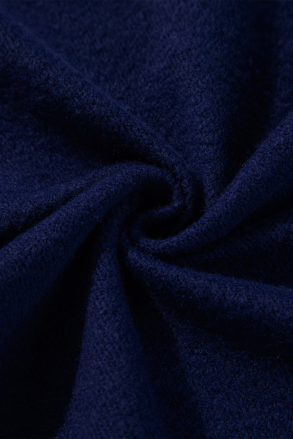 Navy Blue Solid Color Fleece Lined Zip up Hoodie Sweatshirts & Hoodies JT's Designer Fashion