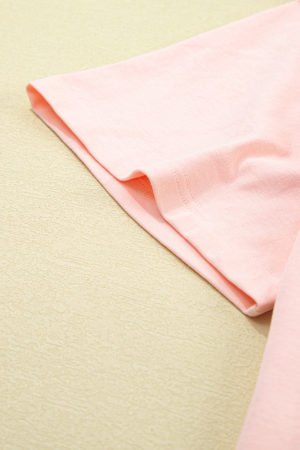 Light Pink Eyelet Lace Star Applique Plus Size T Shirt Plus Size Tops & Tees JT's Designer Fashion