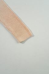 Apricot Cable Knit Drop Shoulder Side Slits Loose Sweater Sweaters JT's Designer Fashion