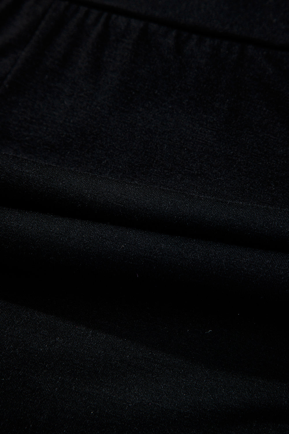 Black Wide Waistband Ruched Skort Casual Shorts JT's Designer Fashion