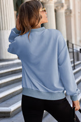 Myosotis Solid Textured Stand Neck Zipper Bomber Jacket Jackets JT's Designer Fashion