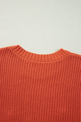 Gold Flame Thanks Giving Letter Graphic Crew Neck Sweater Sweaters JT's Designer Fashion