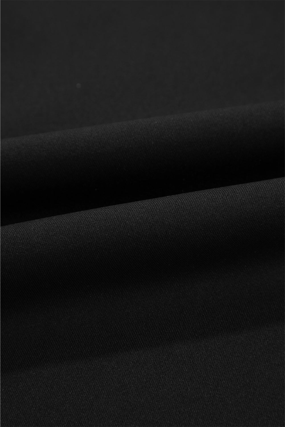 Black Mock Neck Thermal Lined Long Sleeve Tee Long Sleeve Tops JT's Designer Fashion
