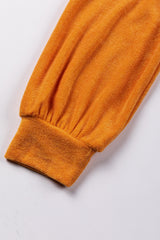 Ginger Colorblock Striped Sleeve Patchwork Drop Shoulder Top Long Sleeve Tops JT's Designer Fashion