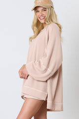 Jet Stream Corded Lantern Sleeve Top High Waist Ruffled Mini Skirt Set Two Piece Dresses JT's Designer Fashion