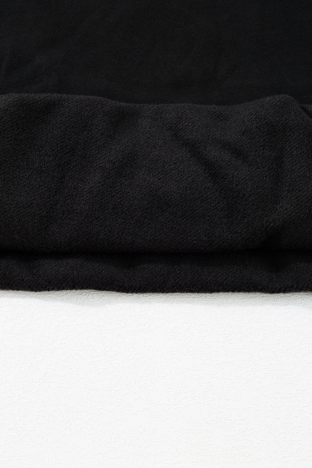 Black Fleece Lined Kangaroo Pocket Drawstring Chunky Hoodie Sweatshirts & Hoodies JT's Designer Fashion