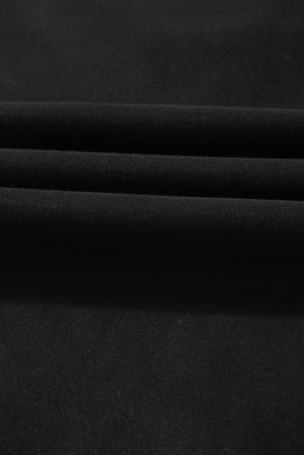 Black Fleece Lined Kangaroo Pocket Drawstring Chunky Hoodie Sweatshirts & Hoodies JT's Designer Fashion