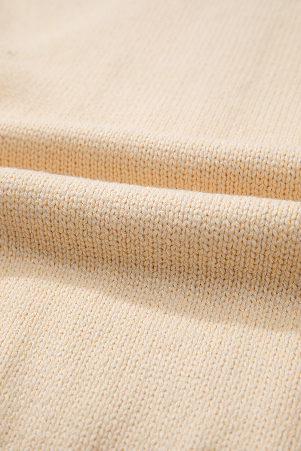 Beige Open Knit Drop Shoulder Sweater Cardigan Cardigans JT's Designer Fashion