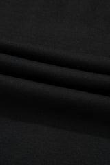 Black Nashville Guitar Print Crew Neck T Shirt Mini Dress T Shirt Dresses JT's Designer Fashion