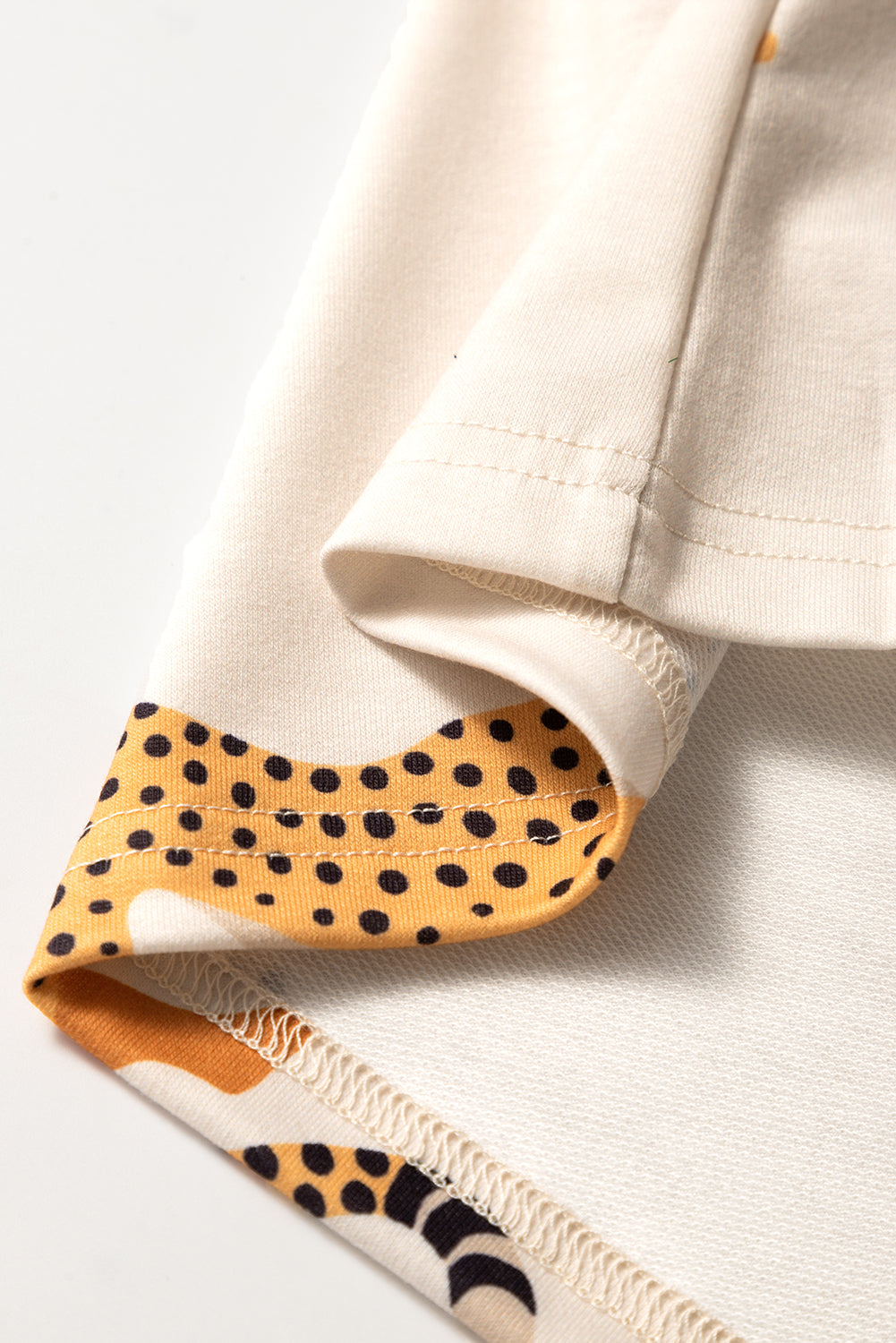 Apricot Plus Size Cheetah Print Side Pockets T Shirt Mini Dress Plus Size Mini Dresses JT's Designer Fashion