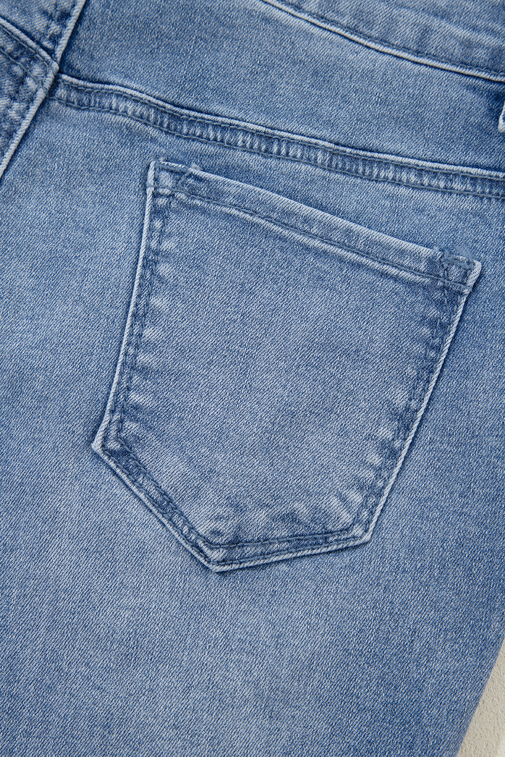 Ashleigh Blue Acid Wash Distressed Wide Leg High Waist Jeans Jeans JT's Designer Fashion