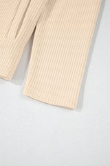 Apricot Solid Color Corduroy Buttoned Long Sleeve Shacket Jackets JT's Designer Fashion